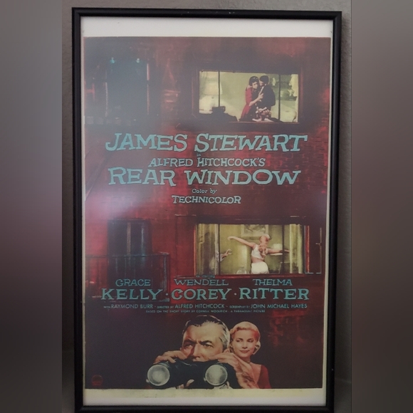 Framed Alfred Hitchcock Movie Posters - Picture 3 of 5